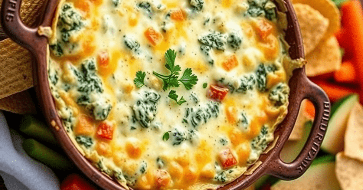 Baked Spinach Artichoke Dip Recipe