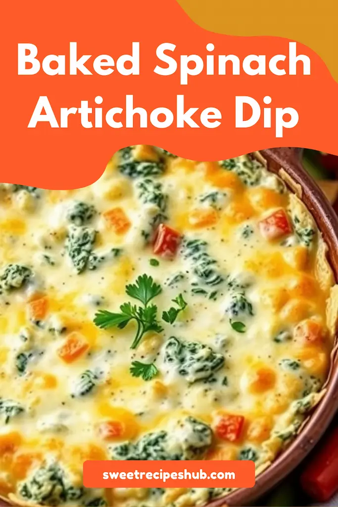 Baked Spinach Artichoke Dip - sweet recipes