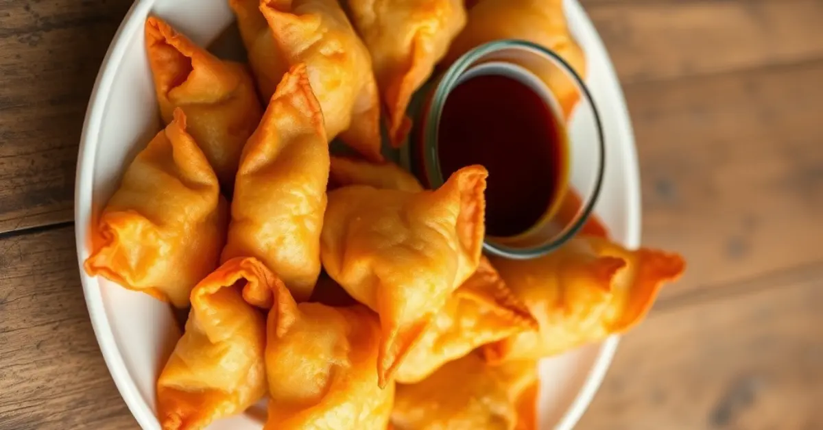 Cream Cheese Wontons Recipe - Sweet Recipes