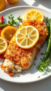 Crispy Lemon Baked Fish Recipe