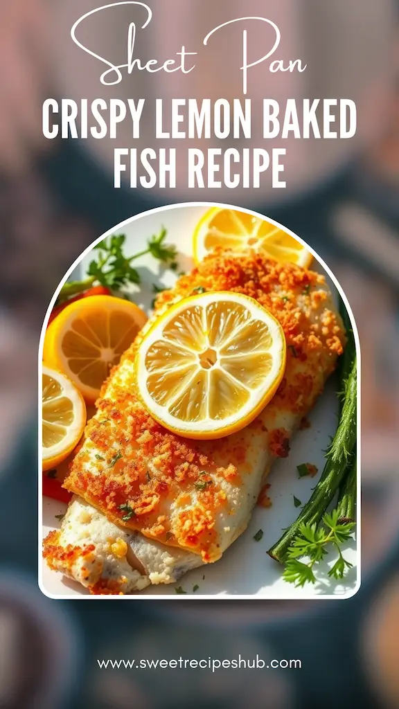 Crispy Lemon Baked Fish Recipe