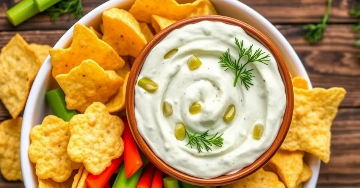 Dill Pickle Dip - sweet recipes