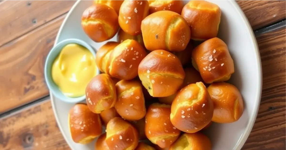 Easy Homemade Pretzel Bites - sweet recipes