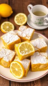 Easy Lemon Brownies Recipe