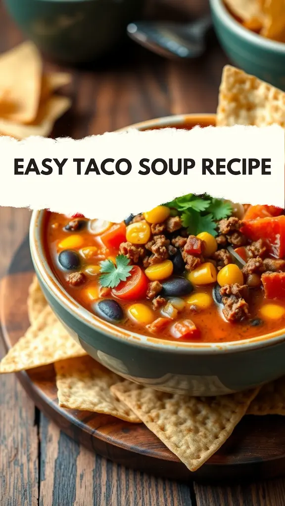 Easy Taco Soup Recipe