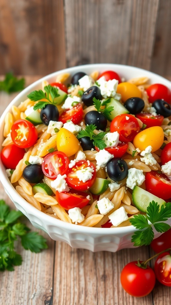 Greek Pasta Salad Recipe