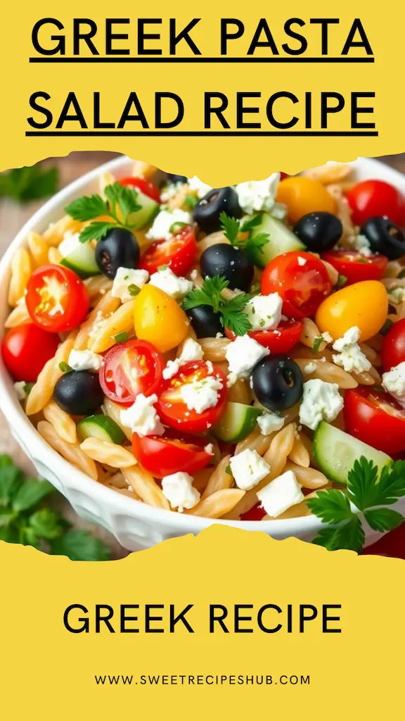 Greek Pasta Salad Recipe