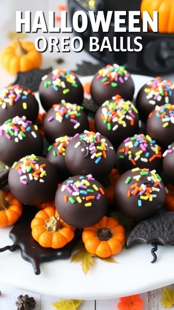 Halloween Oreo Balls Recipe