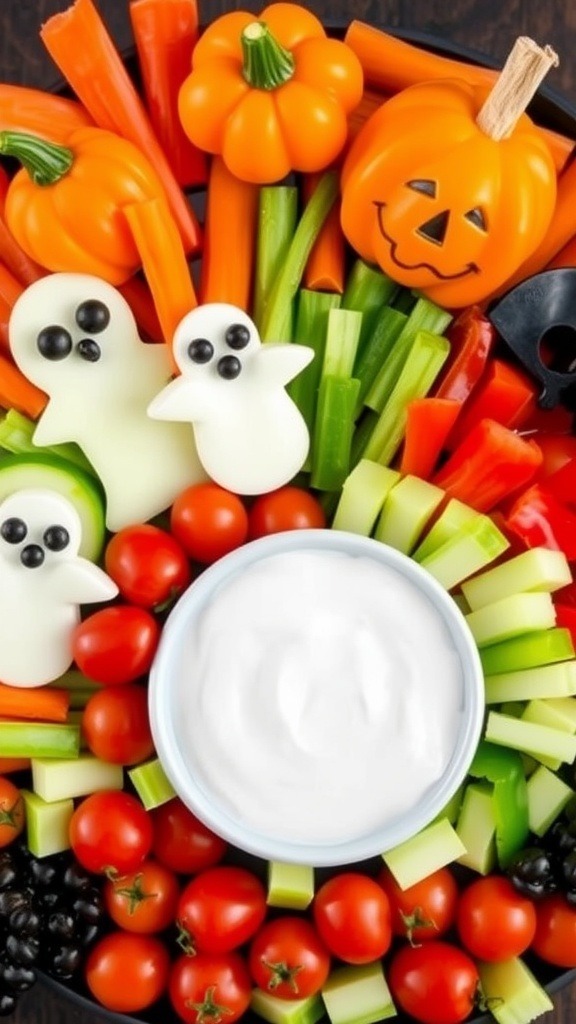 Halloween Veggie Tray Recipe