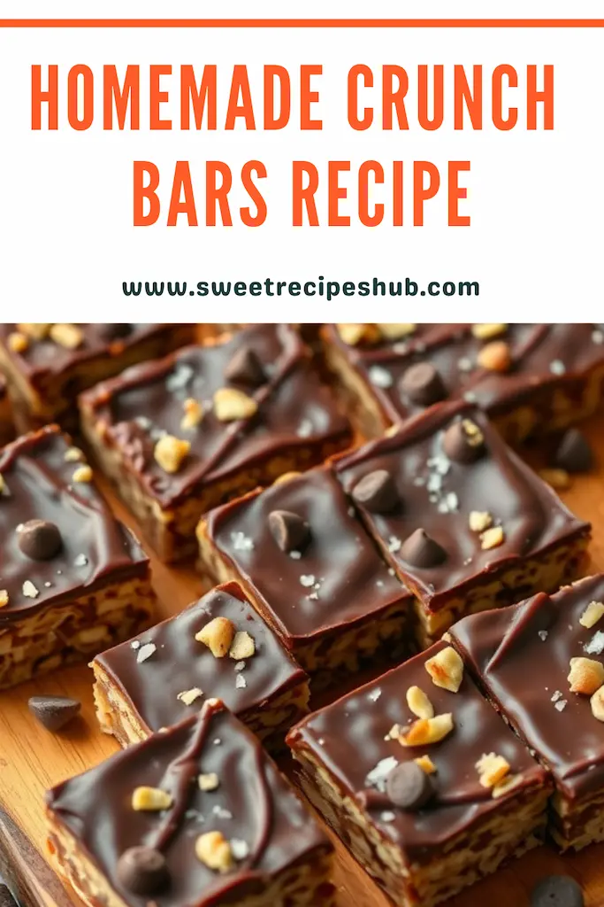 Homemade Crunch Bars Recipe