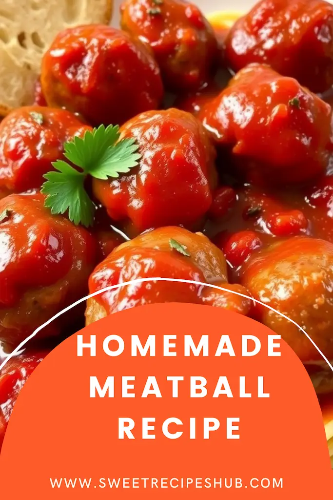 Homemade Meatball Recipe