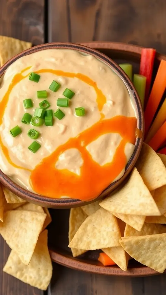 Instant Pot Buffalo Chicken Dip