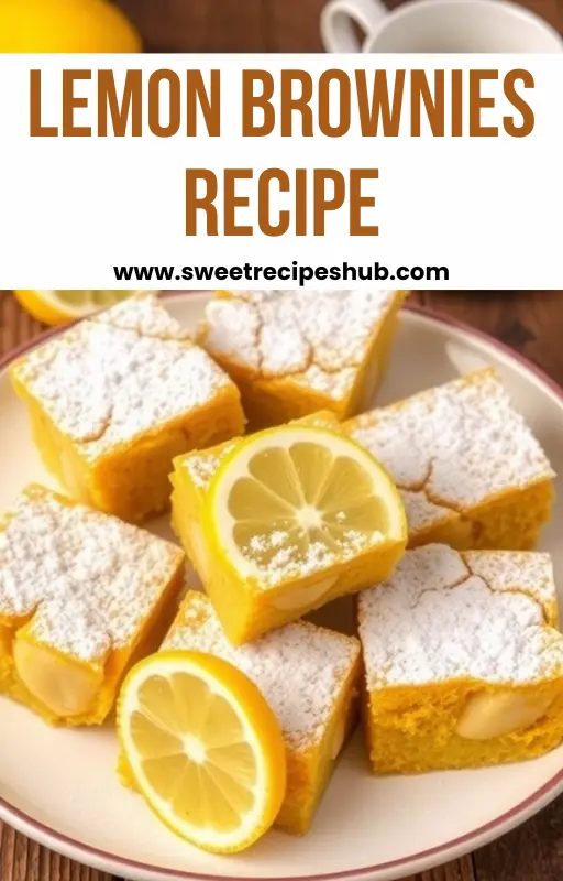 Lemon Brownies Recipe