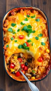 Mexican Chicken and Rice Bake Recipe