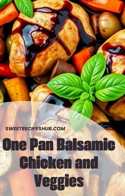 One-Pan Balsamic Chicken and Veggies