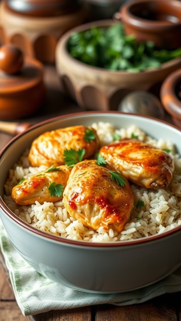 One Pot Chicken and Rice Recipe