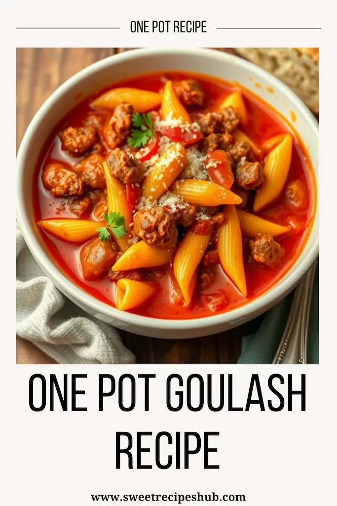 One-Pot Goulash Recipe