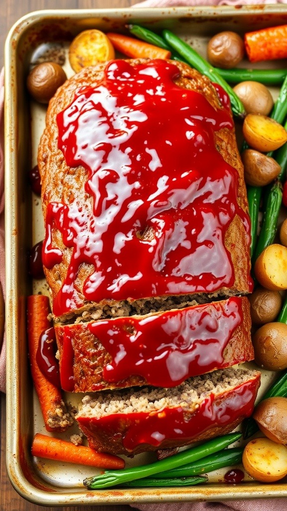 Sheet Pan Meatloaf Recipe