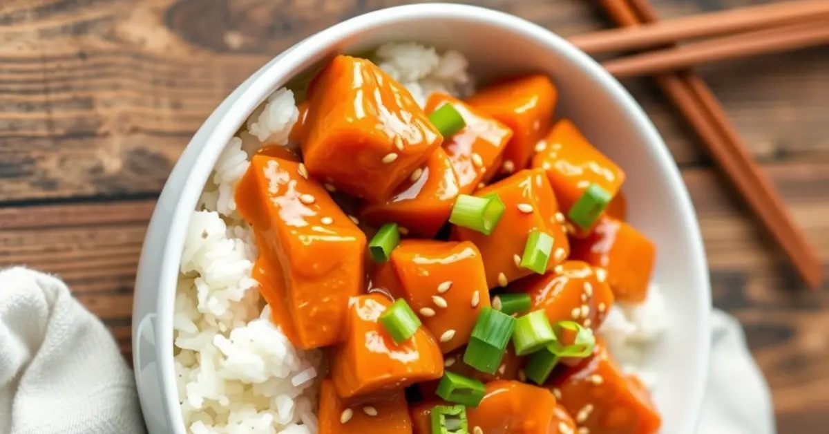 Slow Cooker Orange Chicken Recipe - Sweet Recipes