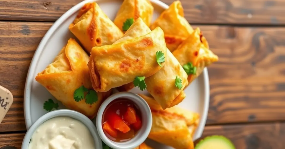 Southwestern Egg Rolls Recipe - sweet recipes