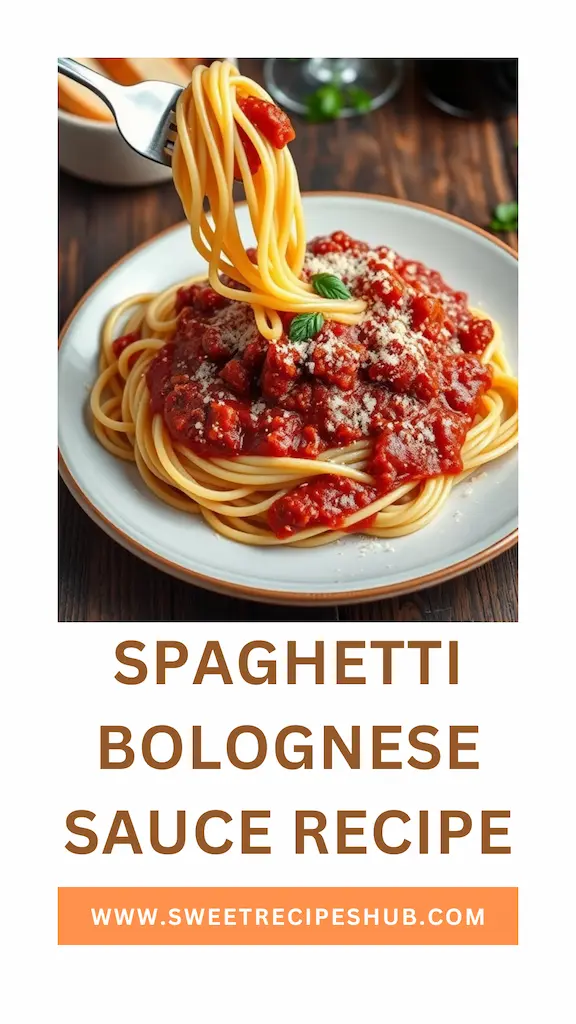 Spaghetti Bolognese Sauce Recipe