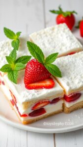 Strawberry Shortcake Bars Recipe