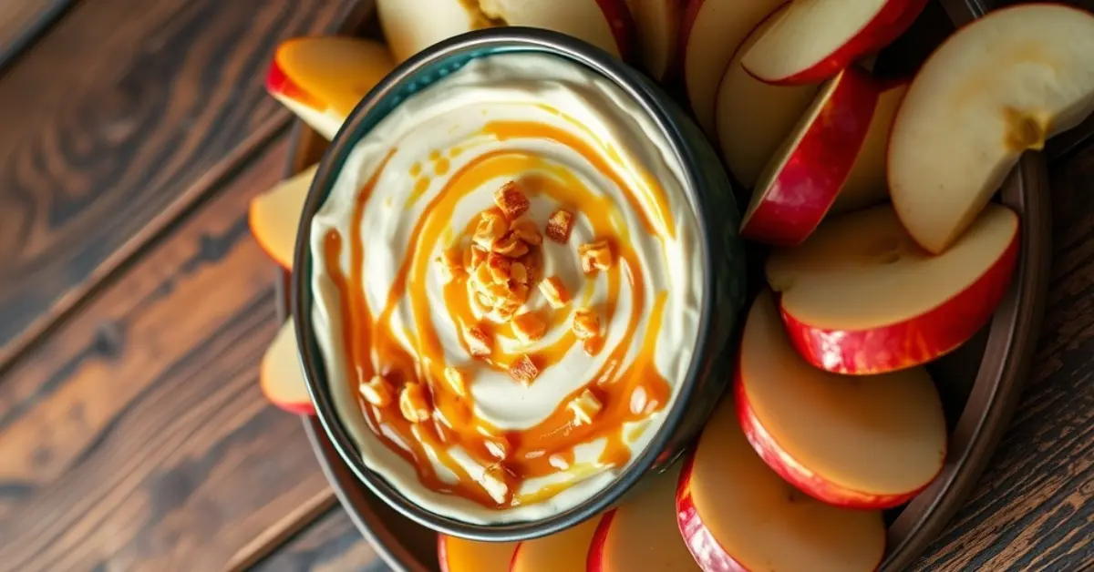 Toffee Apple Dip Recipe - Sweet Recipes