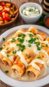 White Chicken Enchiladas Recipe