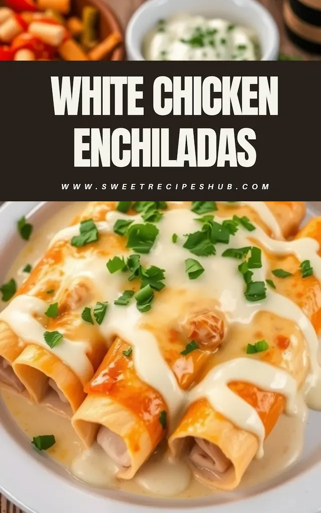 White Chicken Enchiladas Recipe