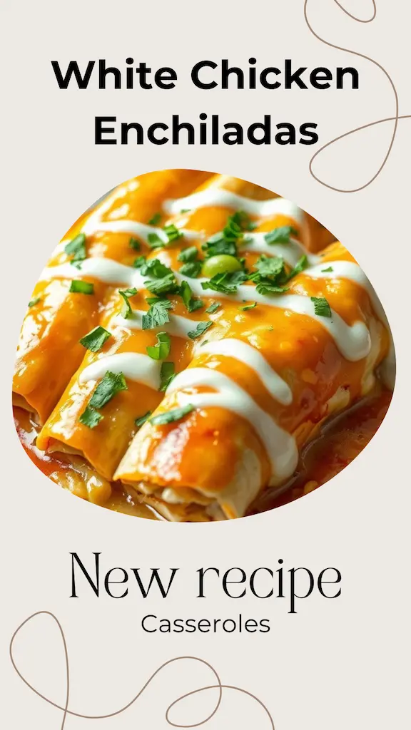 White Chicken Enchiladas