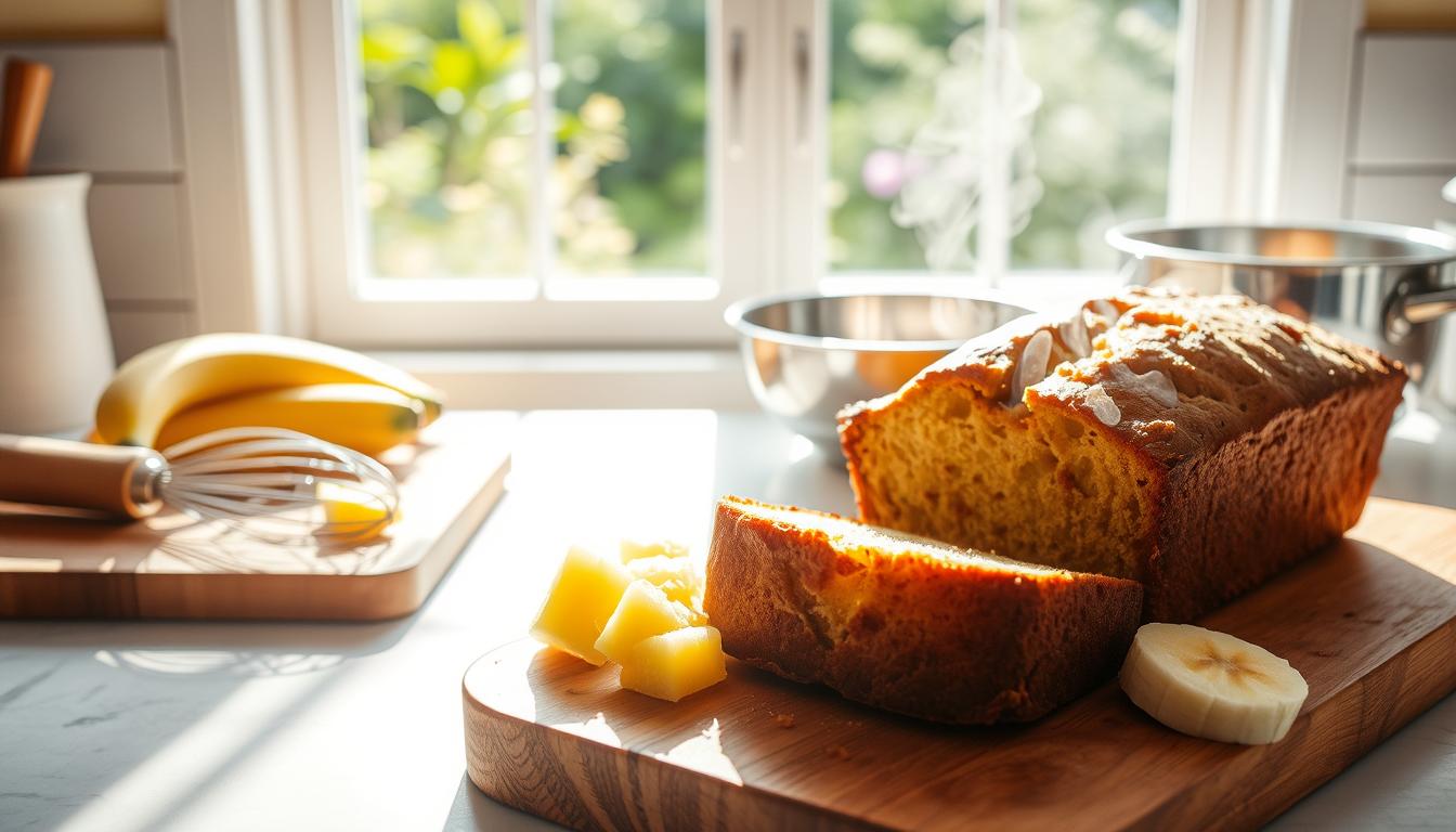 pineapple banana bread